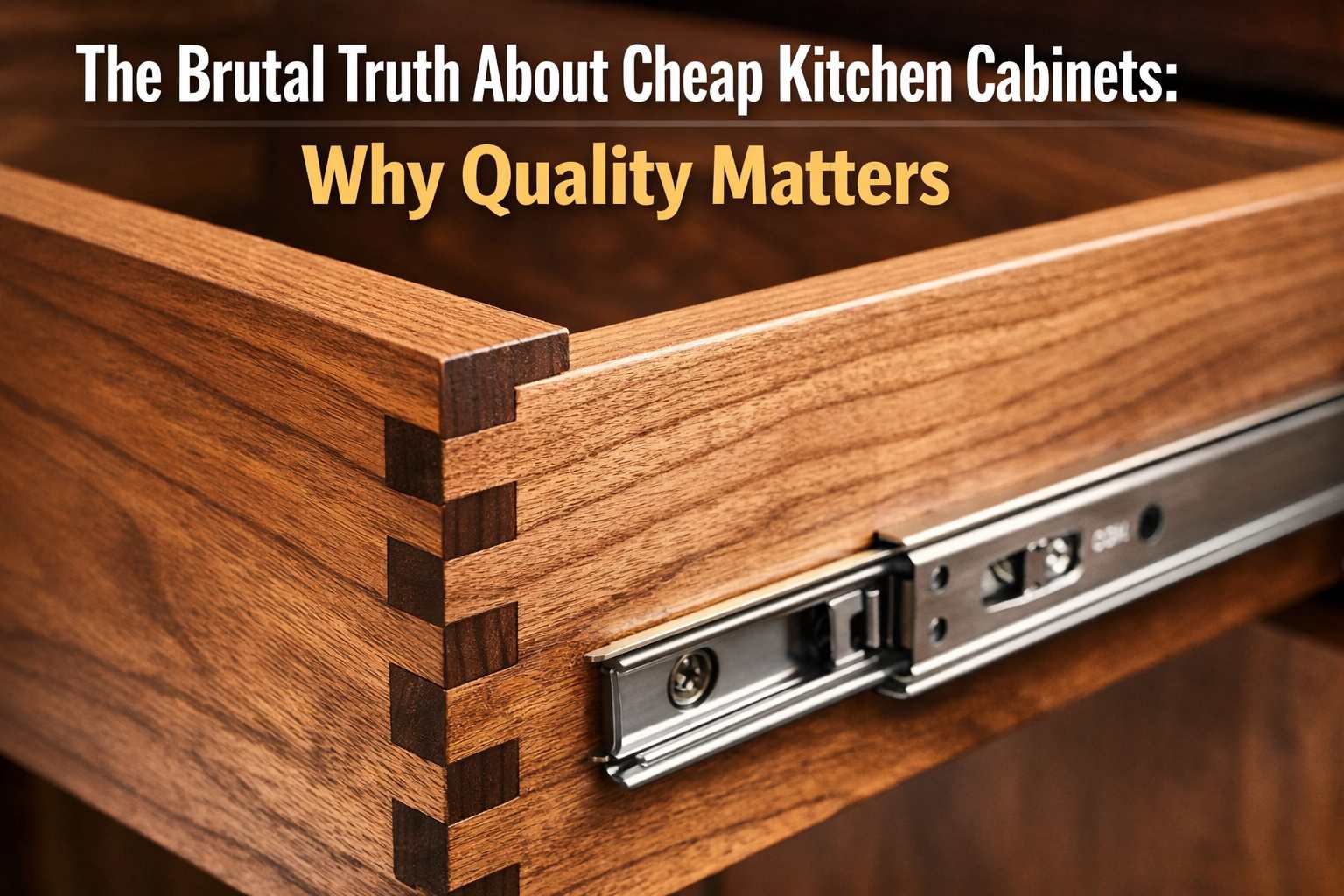The Brutal Truth About Cheap Kitchen Cabinets: Why Quality Matters