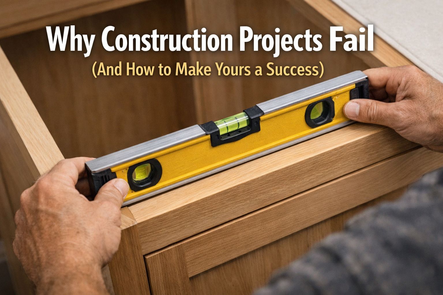 Why Construction Projects Fail (And How to Make Yours a Success)