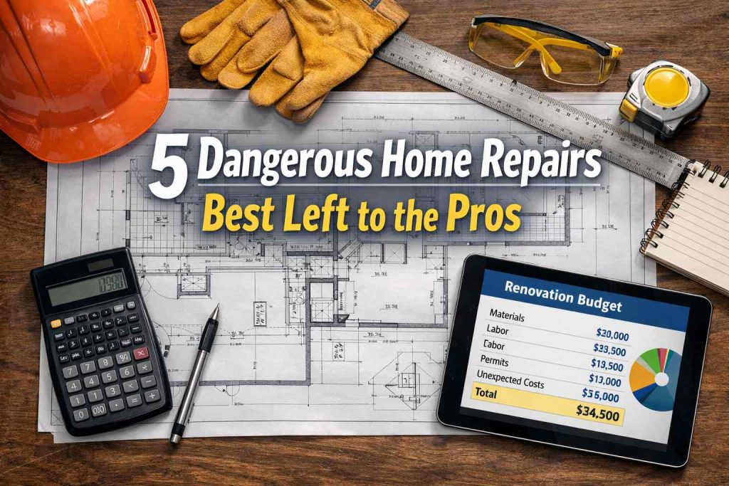 5 Dangerous Home Repairs Best Left to the Pros