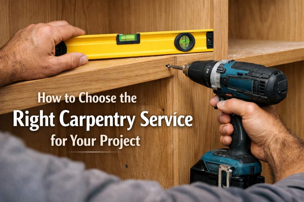 How to Choose the Right Carpentry Service for Your Project