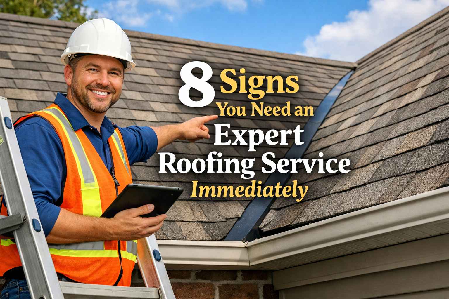 8 Signs You Need an Expert Roofing Service Immediately