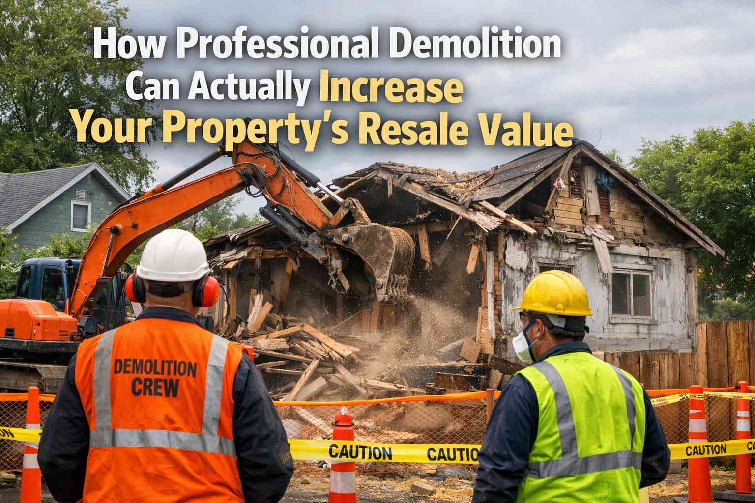 How Professional Demolition Can Actually Increase Your Property’s Resale Value