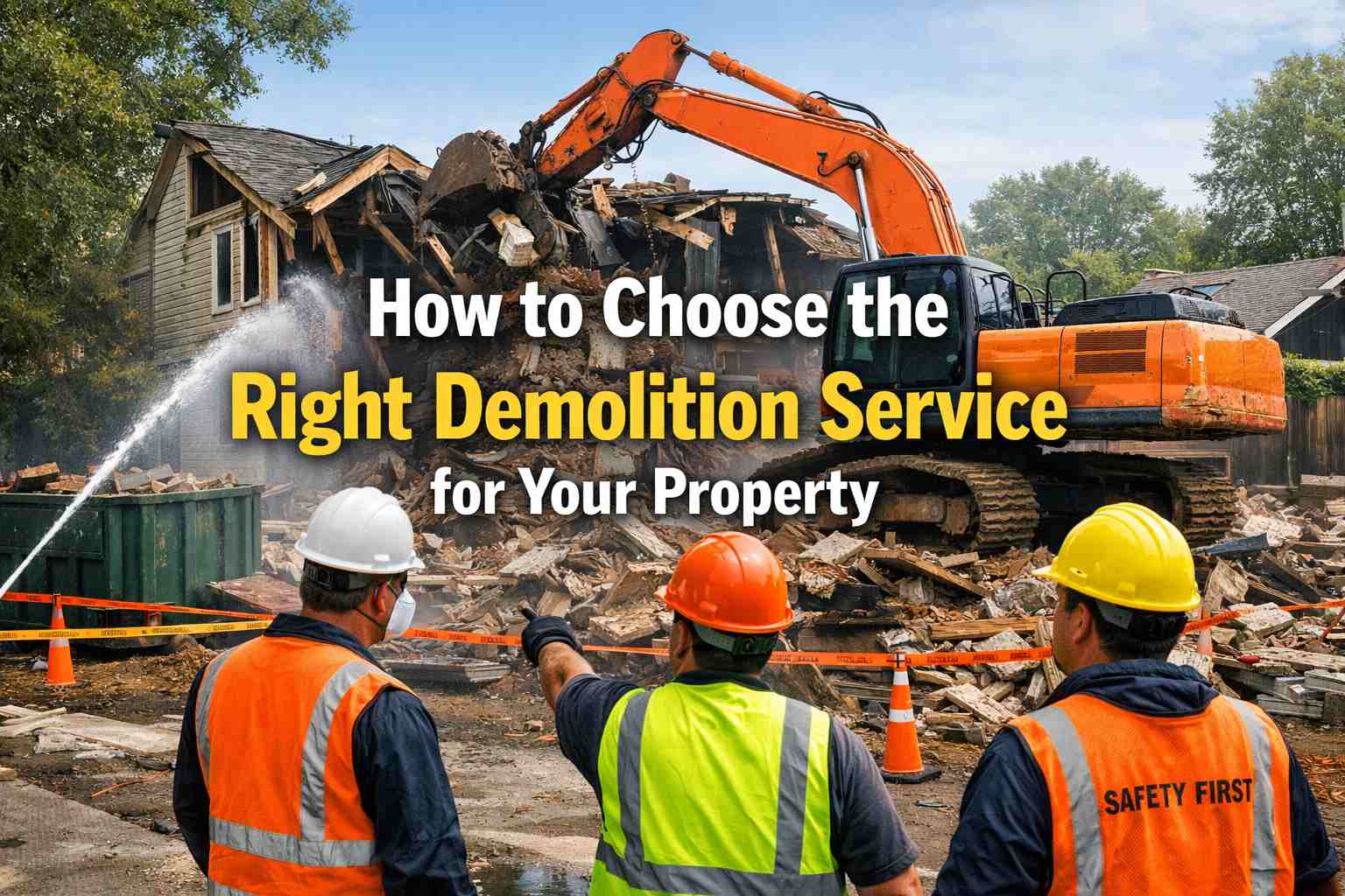 How to Choose the Right Demolition Service for Your Property