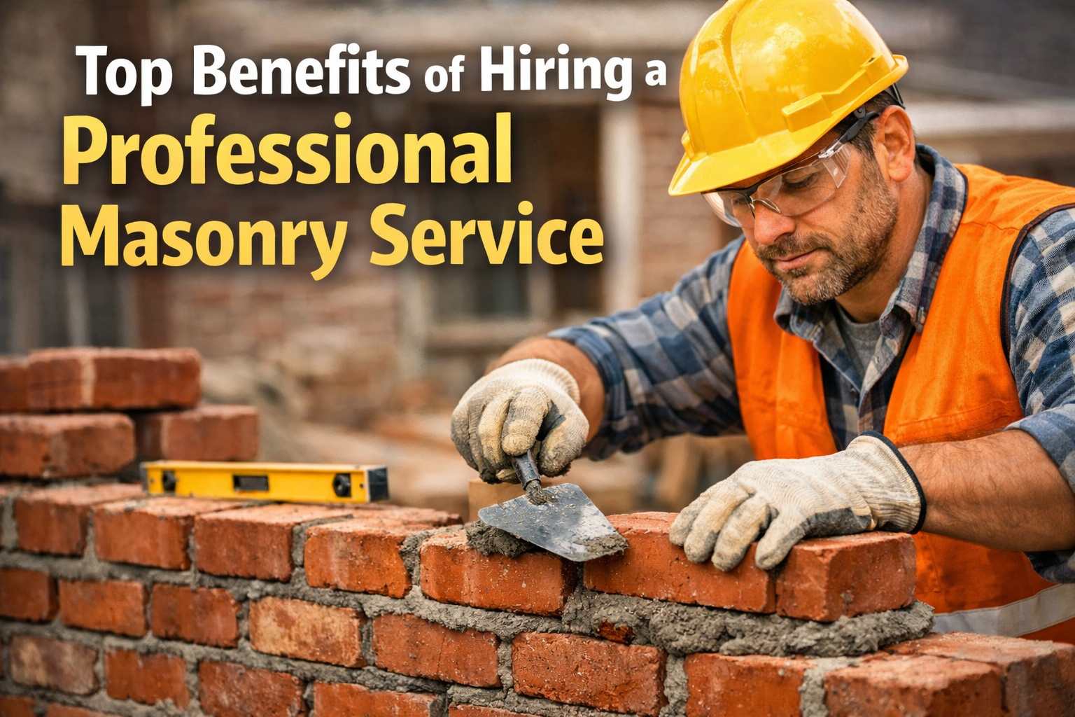 Top Benefits of Hiring a Professional Masonry Service