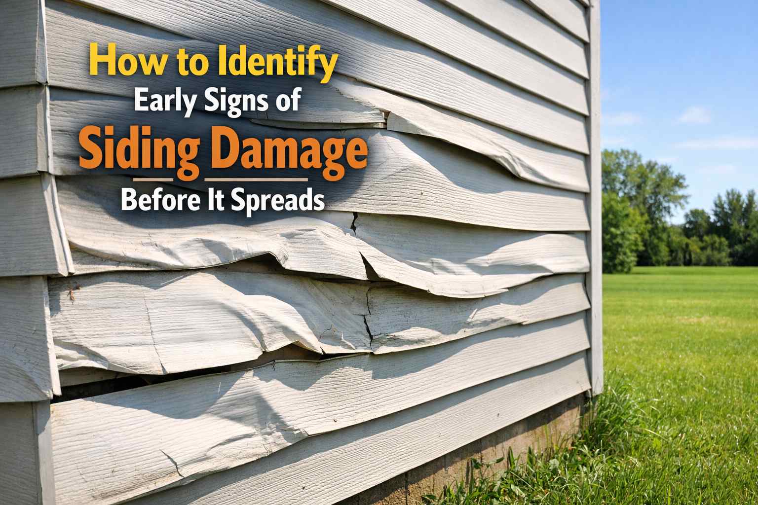 How to Identify Early Signs of Siding Damage Before It Spreads