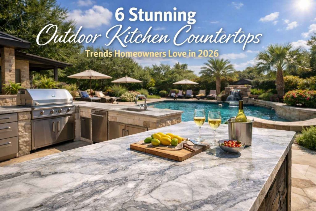 outdoor kitchen countertops