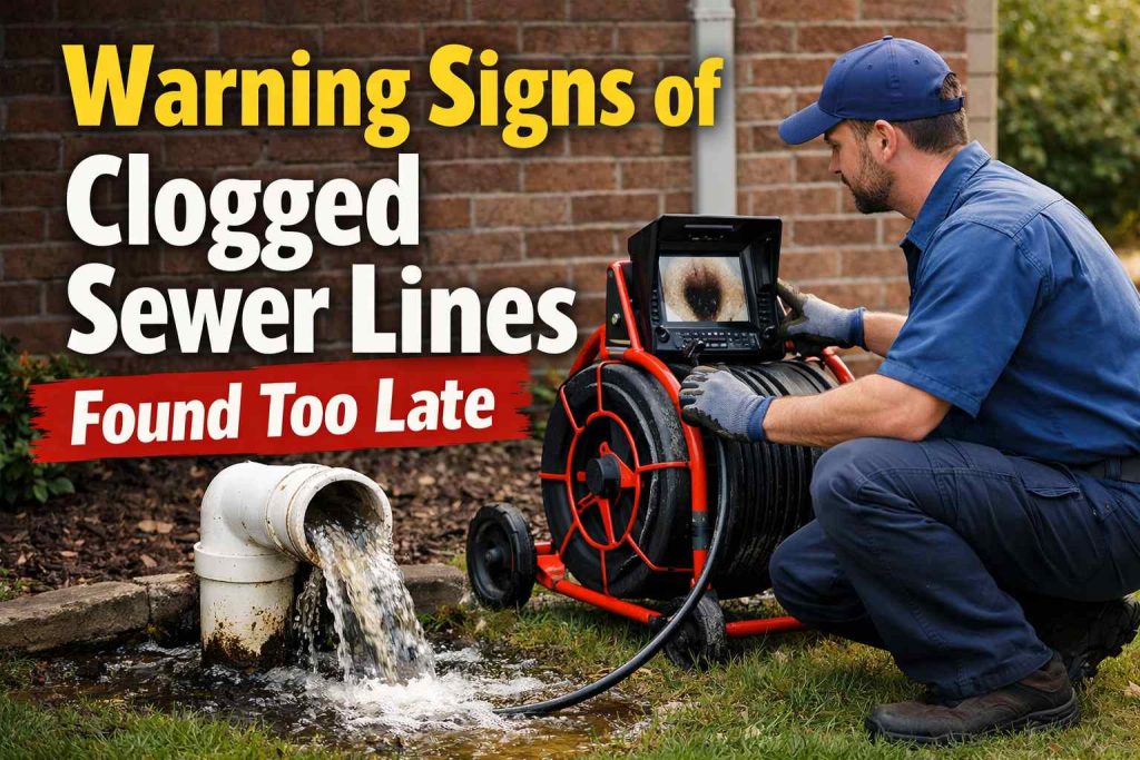 clogged sewer lines