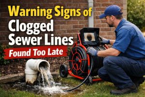clogged sewer lines