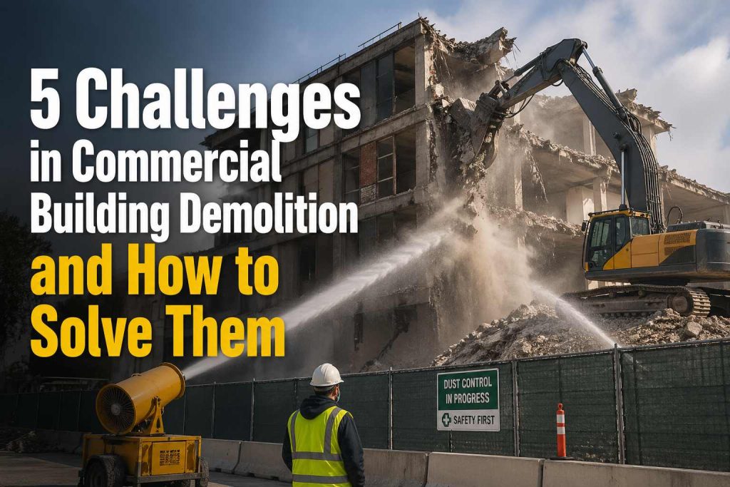 commercial demolition challenges