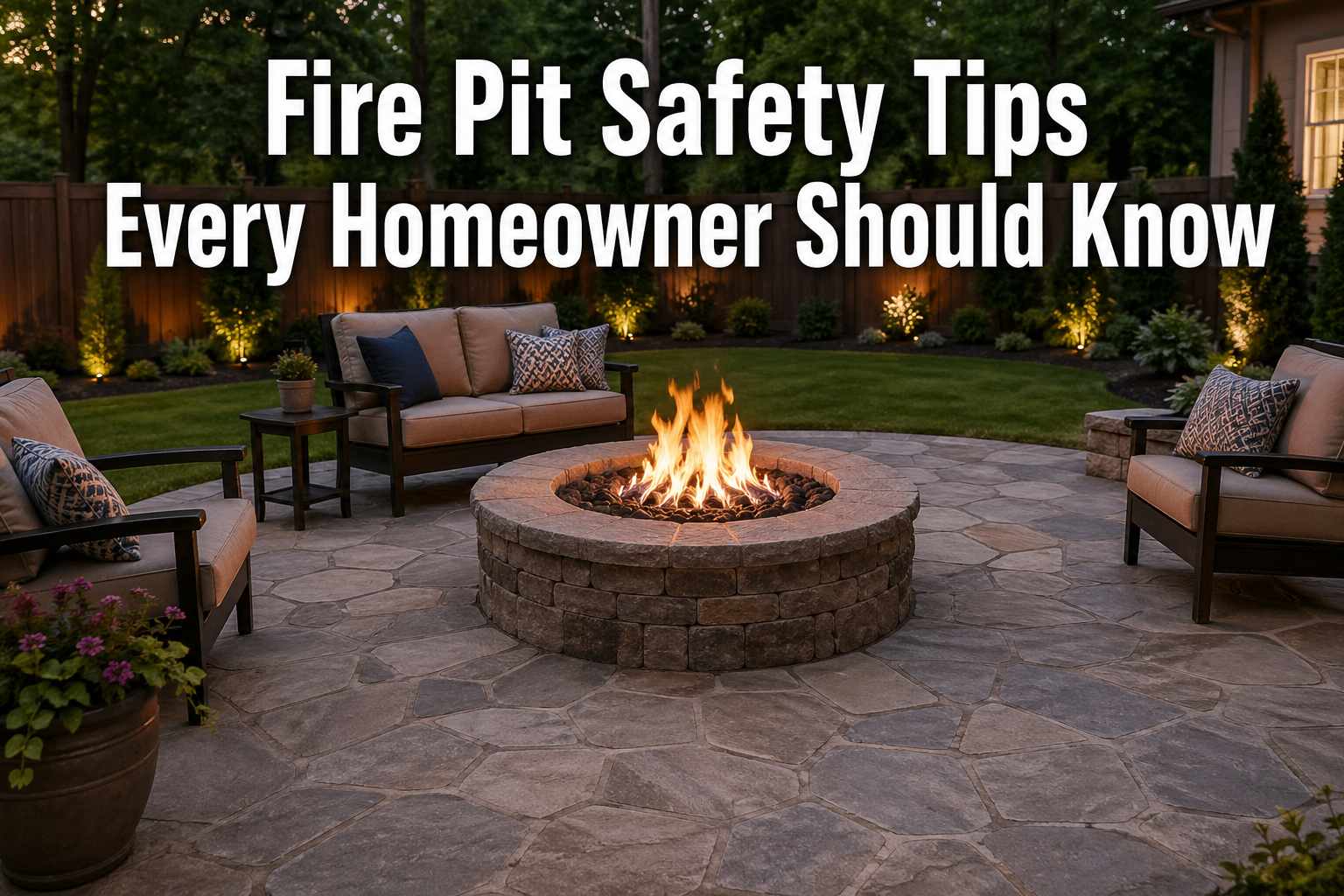 Fire Pit Safety Tips Every Homeowner Should Know