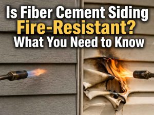 is fiber cement siding fireproof