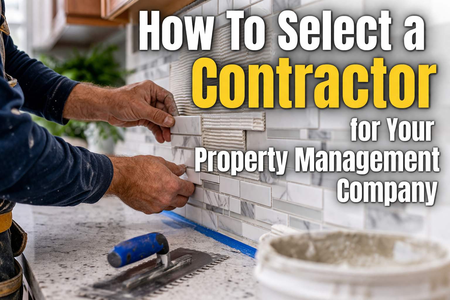 How To Select a Contractor for Your Property Management Company