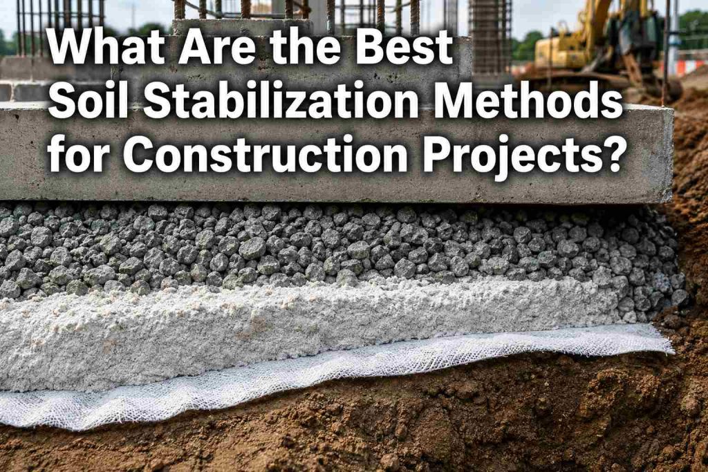 best soil stabilization methods