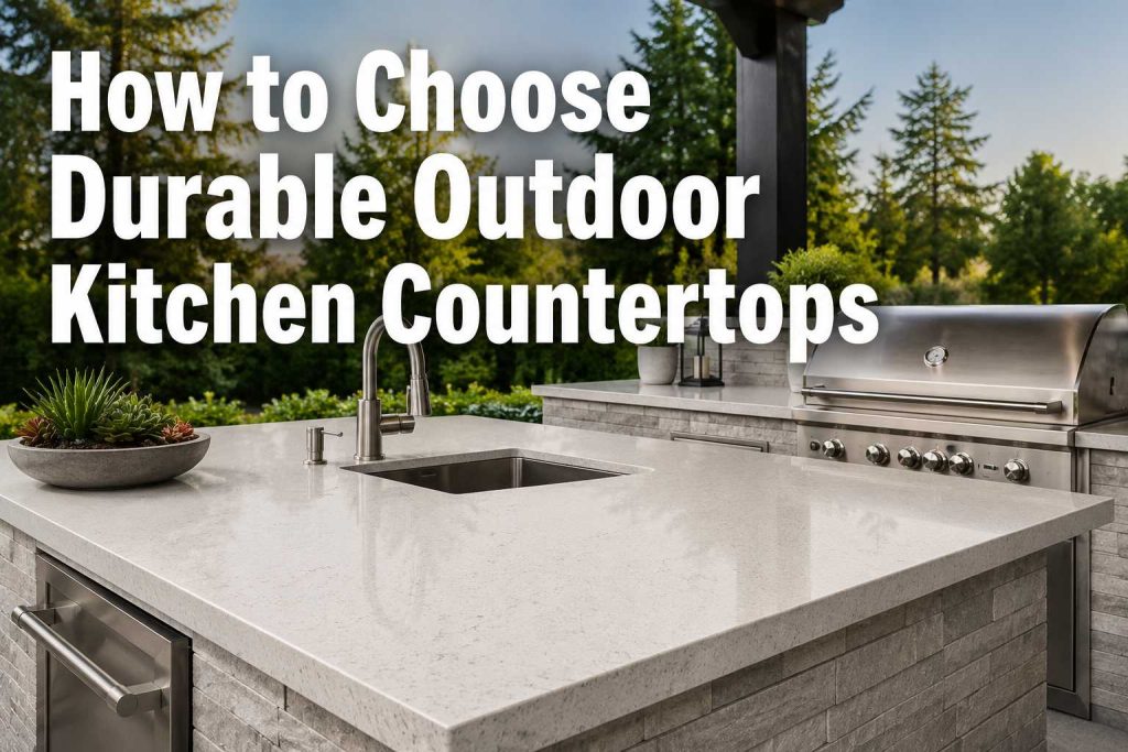 How to Choose Durable Outdoor Kitchen Countertops