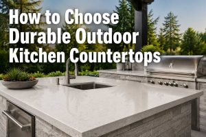 durable outdoor kitchen countertops