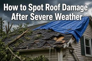 spot roof damage after storm