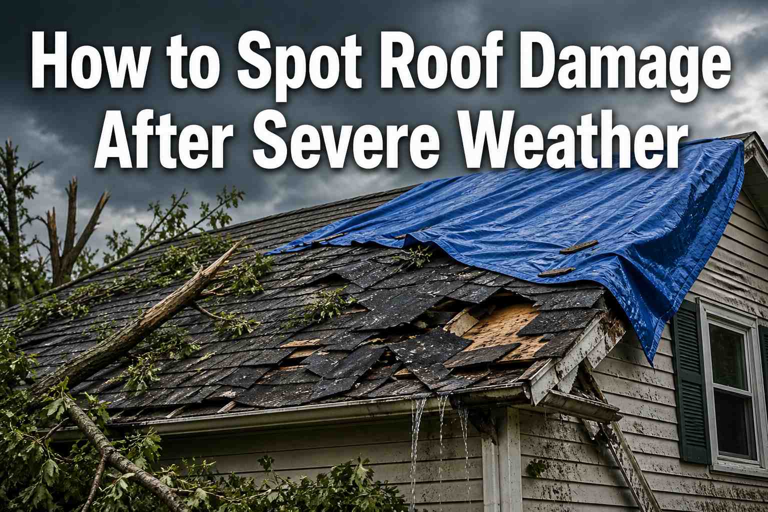 How to Spot Roof Damage After Severe Weather