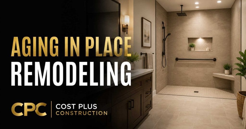 Aging in Place Home Remodeling by Cost Plus Construction in Houston
